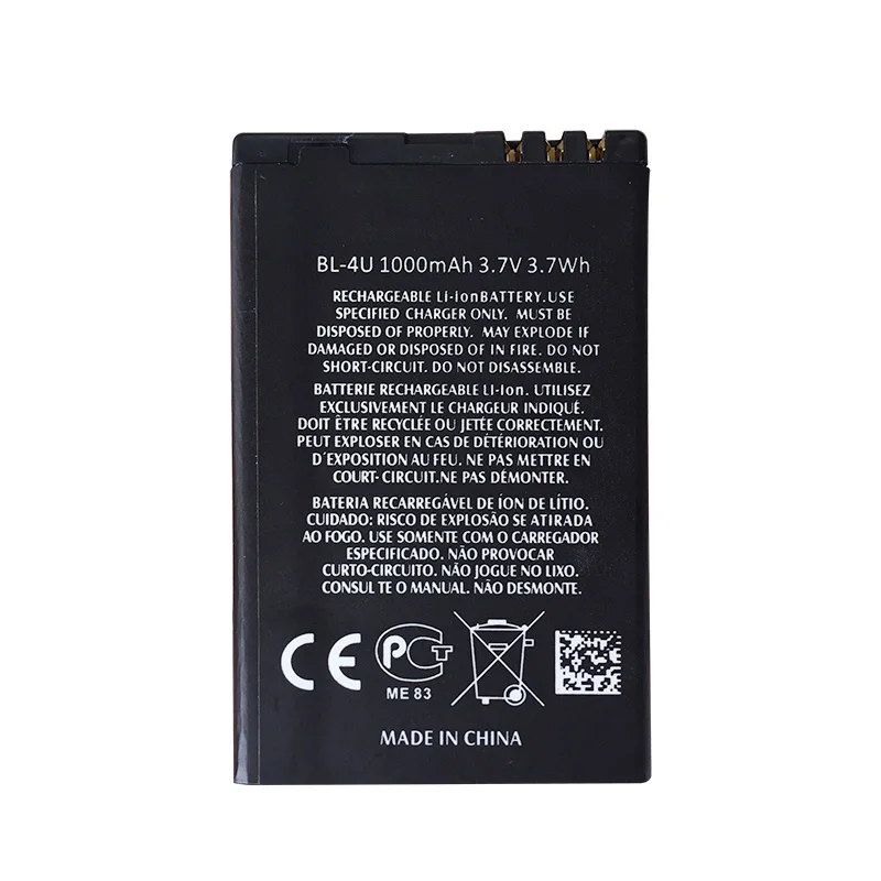 Литий-ионный аккумулятор BL-4U BL4U для Nokia Asha 1000 210 300 305 306 308 309 311 501 | Электроника