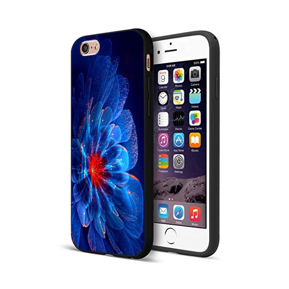 Черный чехол из ТПУ для iphone 5 5s se 6 6s 7 8 plus x 10 силиконовый XR XS 11 pro MAX с неоновым