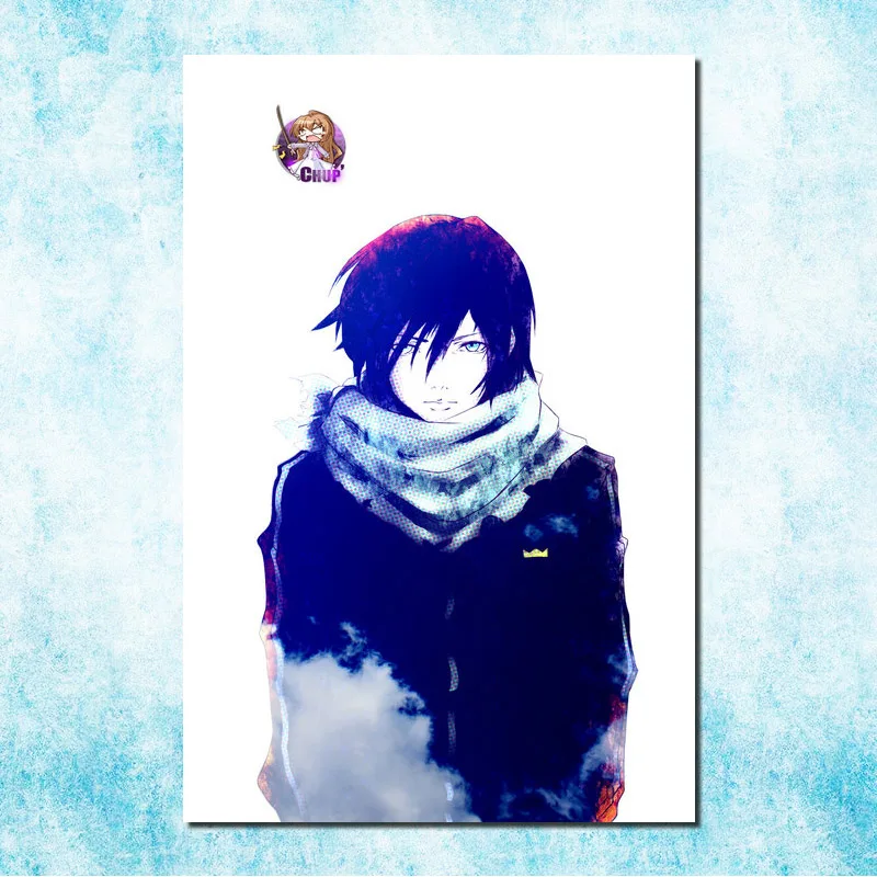 click Noragami Йато Yukine Горячая Аниме Искусство Шелковый Холст печати плакатов 13x20 32x48 дюймов фотографии для комнаты Декор подарок(больше)-1 - Цвет: click