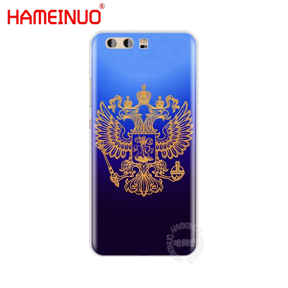 HAMEINUO russian flag eagle Cover phone Case for huawei Ascend P7 P8 P9 P10 P20 lite plus G8 G7 2017 mate 8 | Мобильные телефоны и