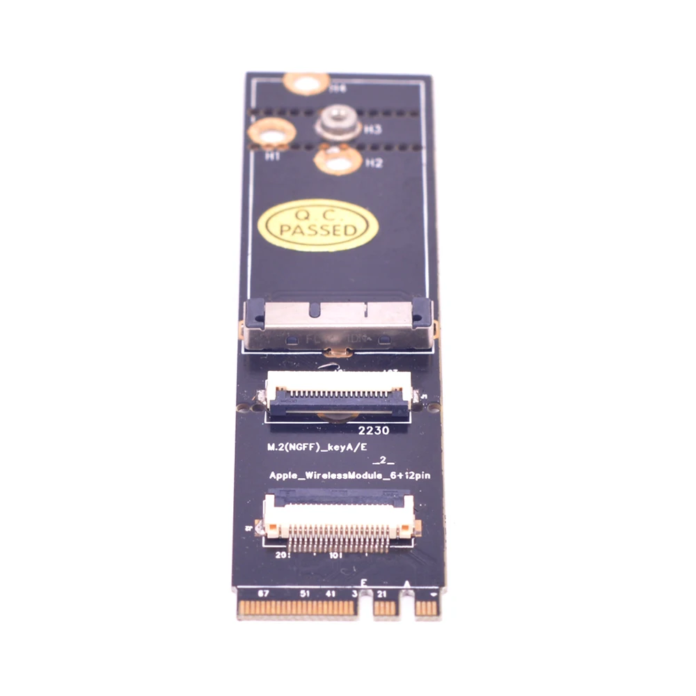 Адаптер A E key NGFF M2 для Macbook BCM94360CS2 BCM943602CS BCM94360CD bcm93602cdp bcm9360csax беспроводная сетевая