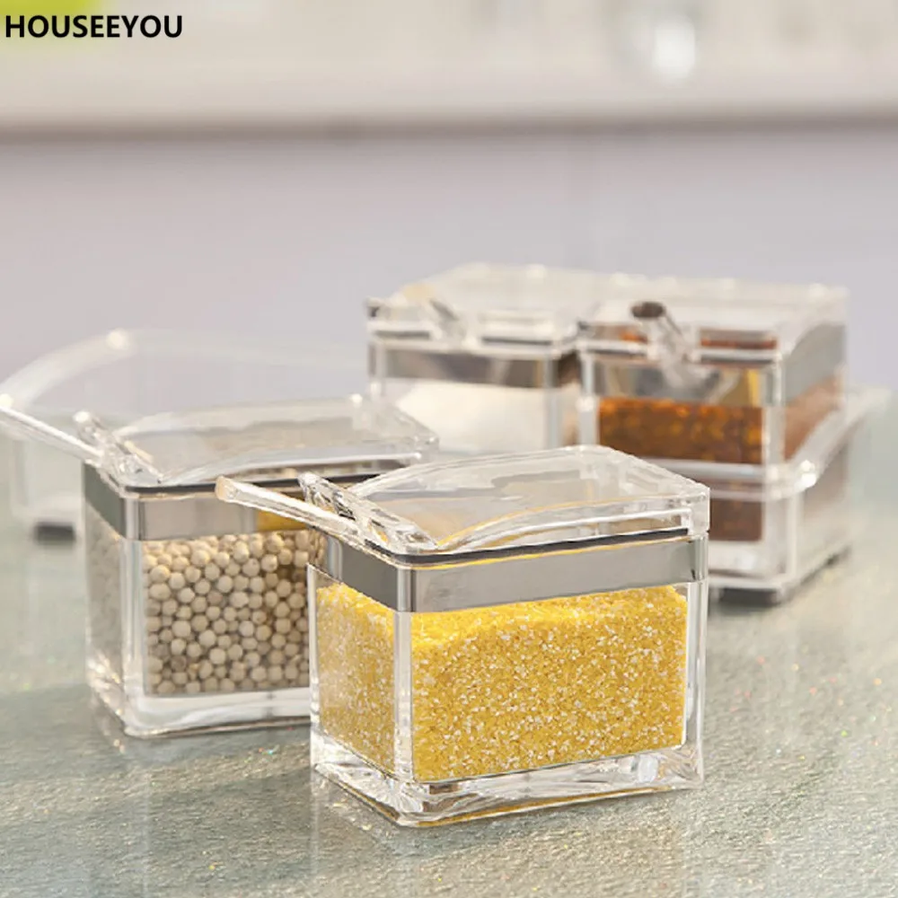 4 шт. банки для соусов и специй|salt and pepper|set condimentecruet set |