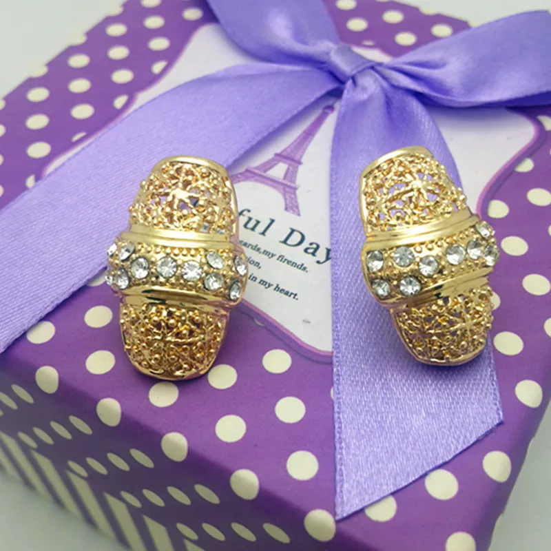 Комплект ювелирных изделий из большого золотого цвета в Дубае роскошный