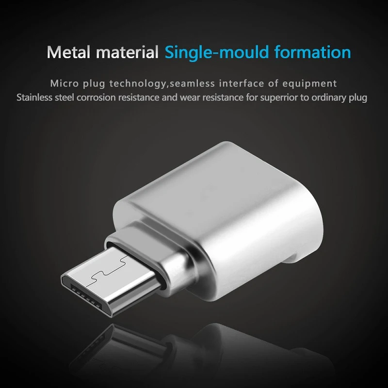 Micro usb 2,0 otg Устройство для чтения карт памяти телефона Высокое качество Алюминиевый адаптер для TF micro SD ПК компьютер ноутбук аксессуары