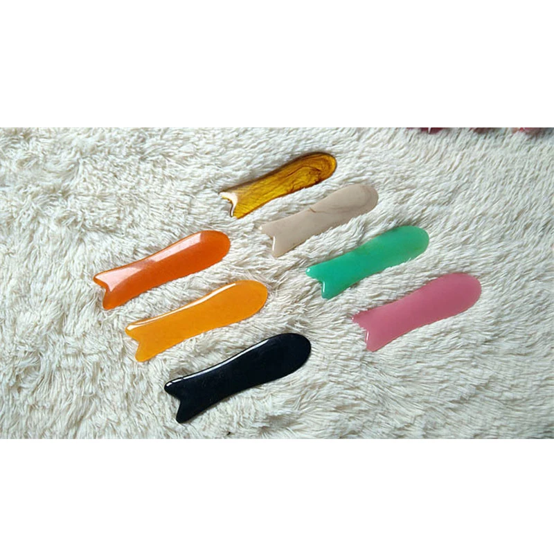 Натуральная смола Guasha Gua Sha доска скребковые доски для массажа лица красота забота о здоровье способствует циркуляции крови в форме рыбы