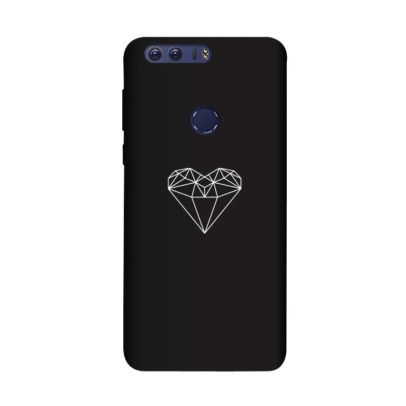 Мягкий силиконовый чехол из ТПУ для Huawei Honor 8 5 2 FRD L09 дюйма матовый с рисунком