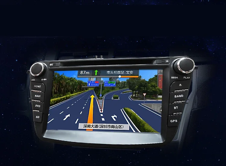 7 дюймовый автомобильный dvd плеер на основе Android с GPS TV 3g/WIFI/BT DVR аудио Радио стерео