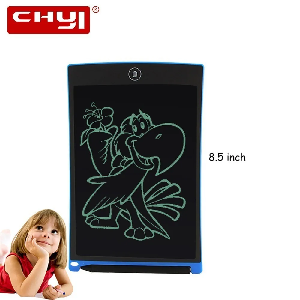 CHYI 8,5 дюймов ЖК-планшет для письма цифровые электронные графические планшеты почерк Pad ультра тонкая Сенсорная панель мини Памятка доска для рисования
