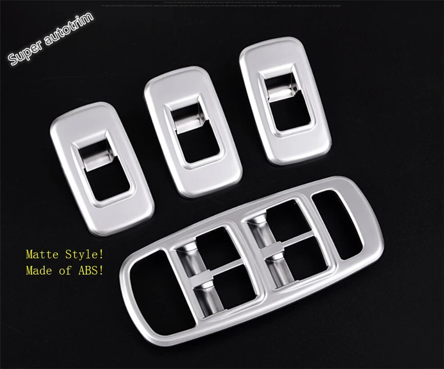 

Lapetus Door Handle Holder Window Lift Button Switch Cover Trim Accessories Interior Fit For Jaguar XE 2016 2017 2018 2019 ABS