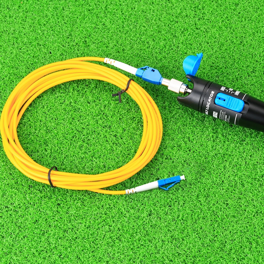 KELUSHI 1 мВт новый FTTH Оптический металлический оптоволоконный тестер с LC/FC/SC/ST