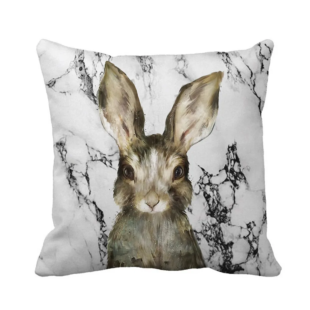 Пасхальный диван кровать с животным декором для дома подушка мраморной