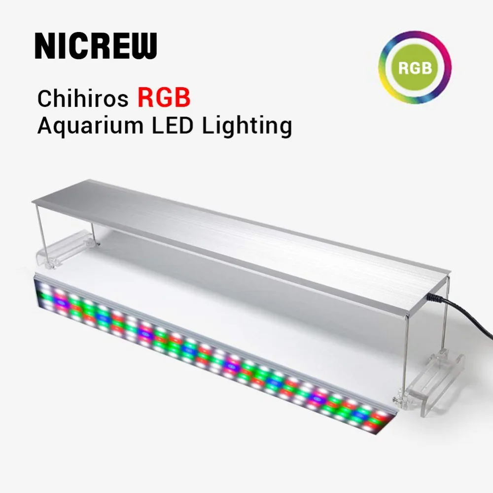 NICREW Chihiros RGB серия светодиодный светильник ing система растение растительный светильник водяное растение для аквариума аквариум многоцветный растительный светильник s