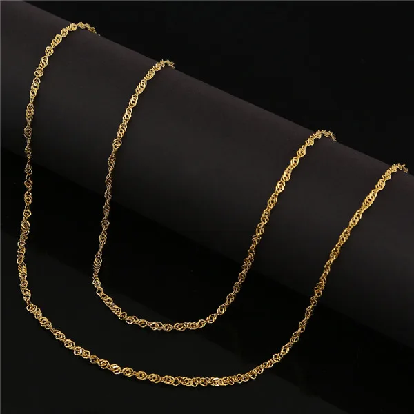 Винни дизайн ювелирные изделия латунная спиральная плетеная цепочка ожерелье