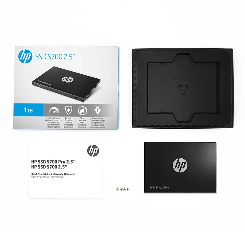 ssd жесткий диск Внутренний твердотельный накопитель HP ssd 1 ТБ sata3 2.5 Жесткий диск HDD S700 550 МБ / с SATAIII Data3.0 ssd 1 ТБ для ноутбука