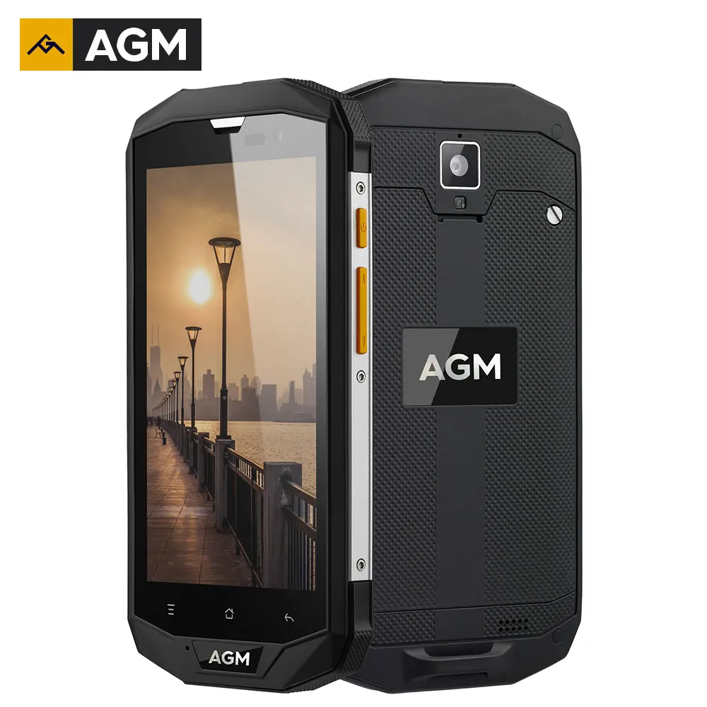 Оригинал AGM A8 IP68 Водонепроницаемый противоударный мобильного телефона Android 7.0 3 ГБ