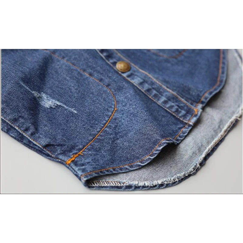 Baby girls clothes children long sleeve denim jacket fashion style autumn shirt cute clothing 2-8Y top | Детская одежда и обувь