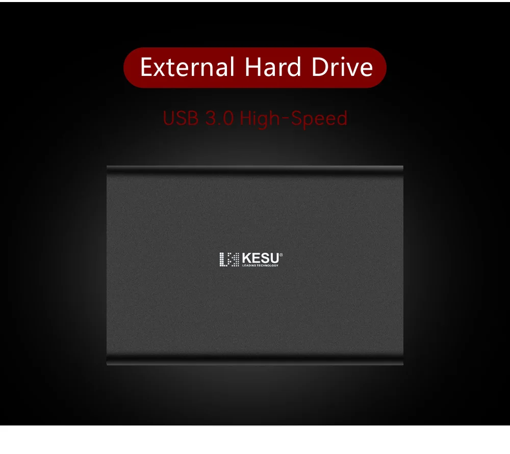 Портативный внешний жесткий диск KESU 2,5, USB3.0, 500 Гб, 750 Гб, 320 ГБ, 250 ГБ, 160 Гб, 120 ГБ, внешний жесткий диск HD Externo forMac/PC