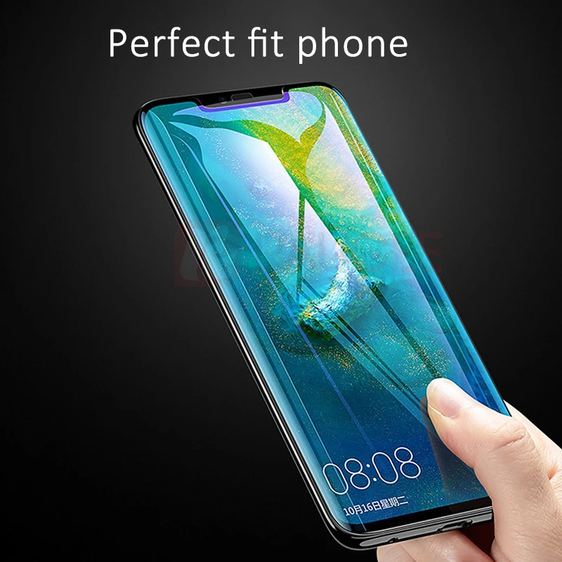 Стекло для Huawei mate 20 pro закаленное стекло с полным покрытием изогнутое Защитная