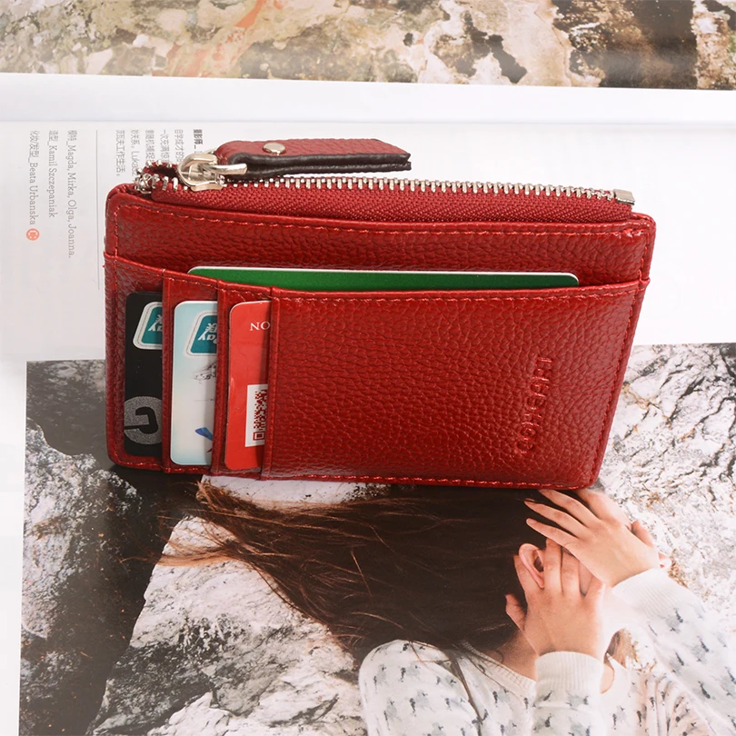 COHEART кошелек женский Кожаный Маленький ультратонкий сверхлегкий портмоне