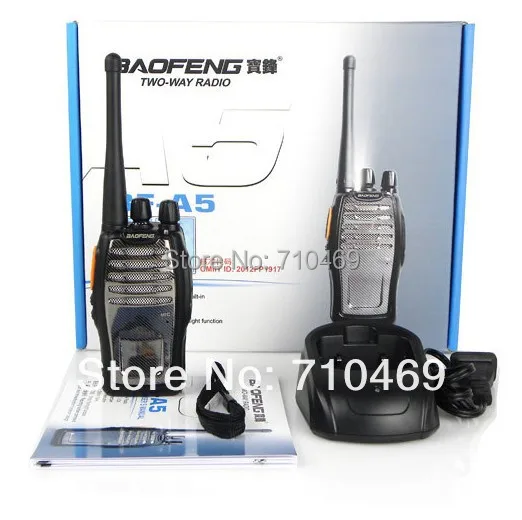 Рация baofeng с дальним радиусом действия 10 шт./лот uhf 5 Вт двусторонняя рация радиус 1