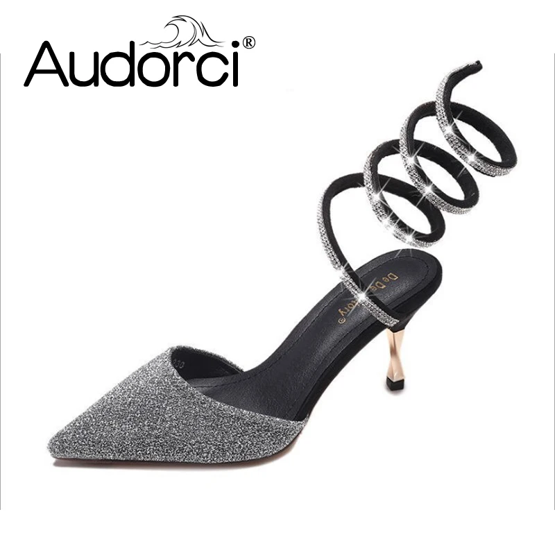 Женские повседневные сандалии Audorci на платформе и высоком каблуке для вечеринки