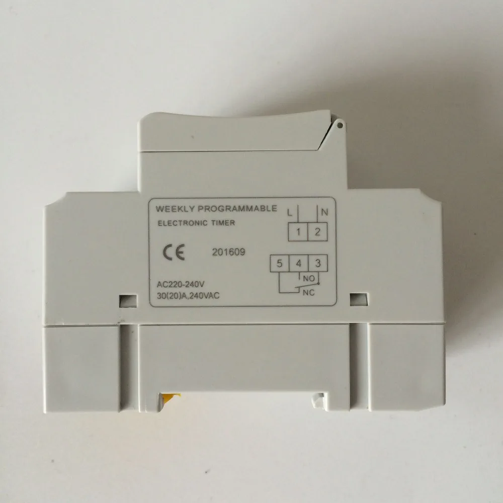 10 шт. CE RoHS 30Amp THC15A ежедневный/Еженедельный программируемый din рейка цифровой