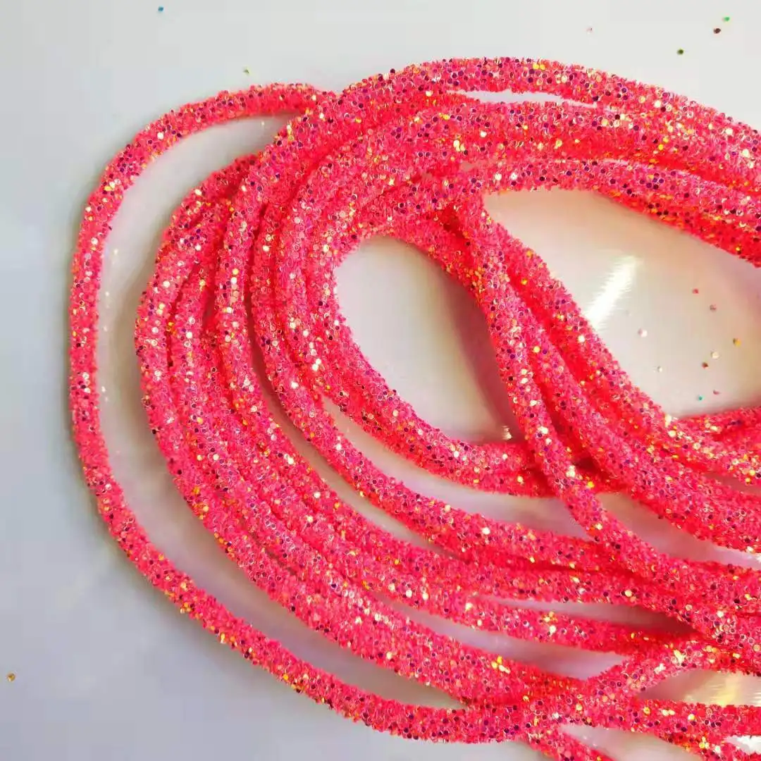 Light Red 3 метра блестки, блестящая нить для обуви, заколки для волос, сумки, колпачки, блестки для рукоделия, аксессуары для украшения - Цвет: Light Red
