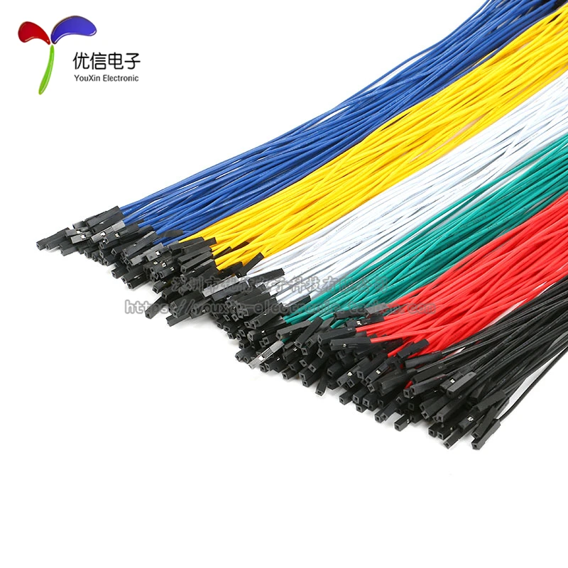 30 шт./24AWG Одиночная 1P двойная головка Dupont Line 2 54 мм пластиковая оболочка длиной 25 см