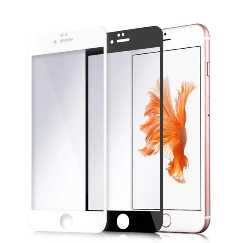 Защитное стекло 3D закаленное с полным покрытием для iPhone 7 8 6s 6 plus|Защитные стёкла и