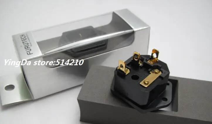 1 шт. FURUTECH FI 03 (G)24K позолоченная розетка IEC 03G с предохранителем|socket|socket iecsocket fuse |