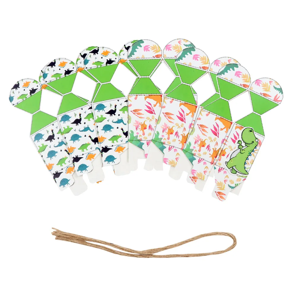 OurWarm 12 шт. динозавр конфеты коробки тема вечерние Baby Shower праздничное украшение для дня рождения динозавр выбор для детского праздника