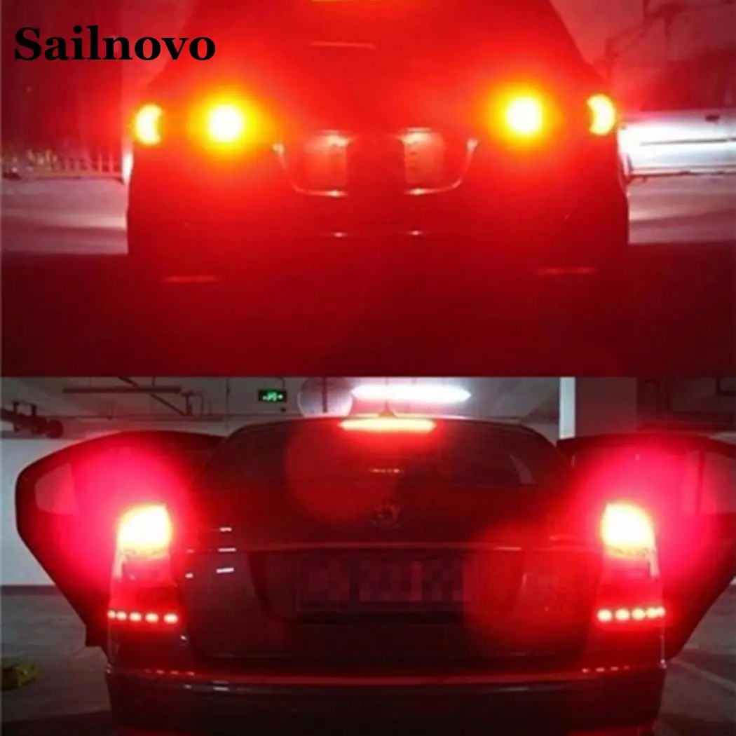 12V высокомощный Автомобильный светодиодный стоп сигнал Реверсивный поворота