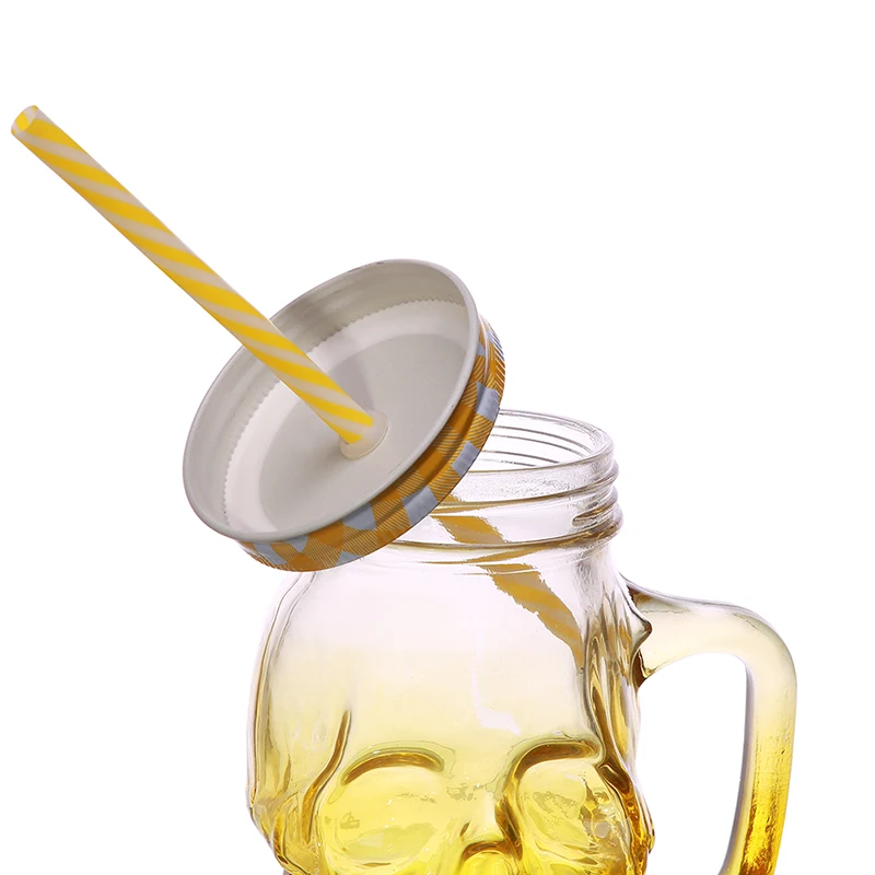 Стеклянная кружка с изображением черепа 450 мл|a cup|glass muga mug |