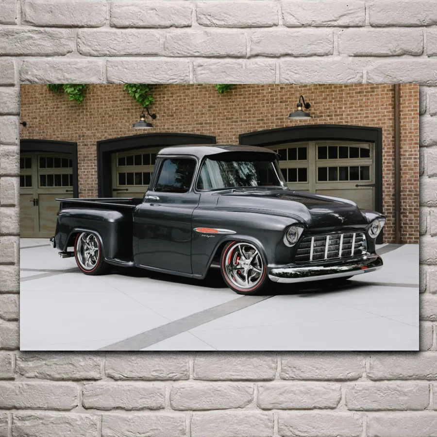 1955 Ретро автомобилей пикап rat Street Rod Hot гостиная украшения дома стены art декор