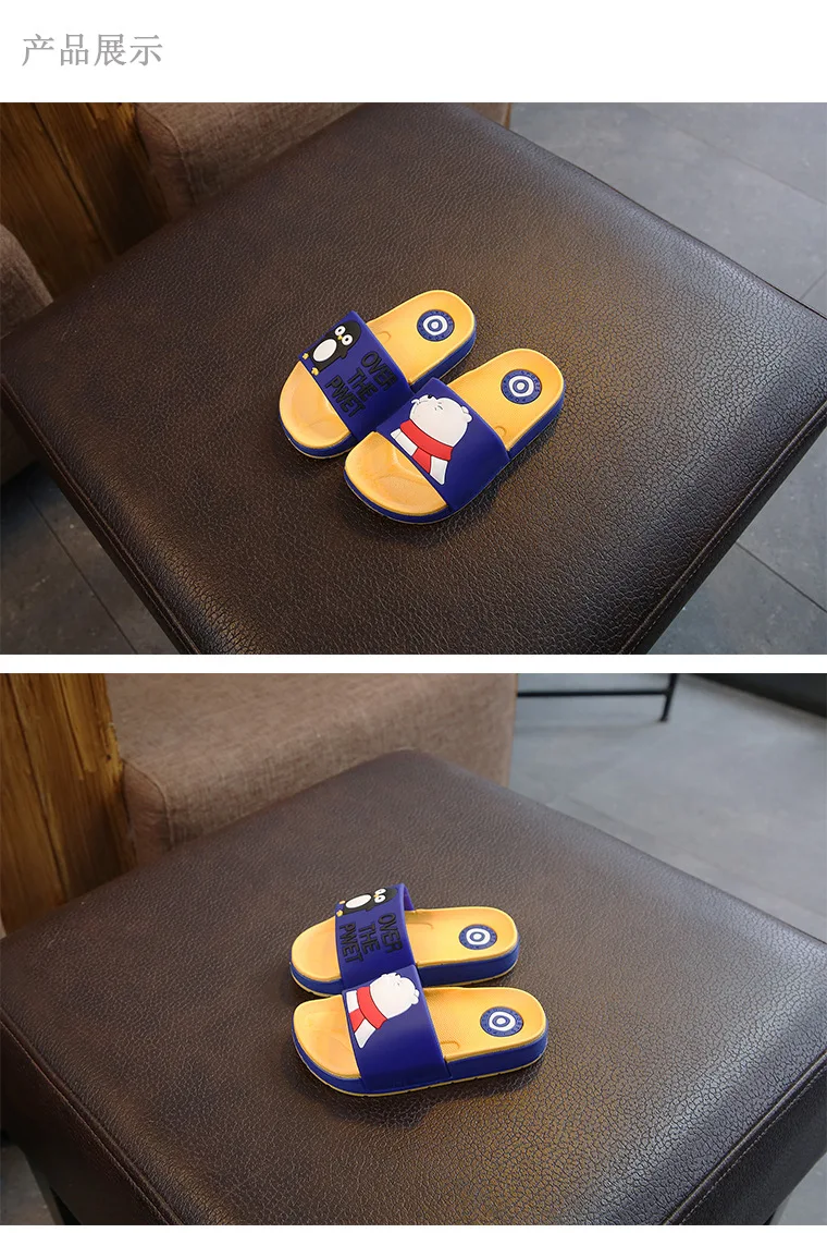 Baby Kids Girls Boys Slippers Toddler Water Children Flip Flops Barefoot Child Cartoon Shoes Swimming Summer for Kids Baby