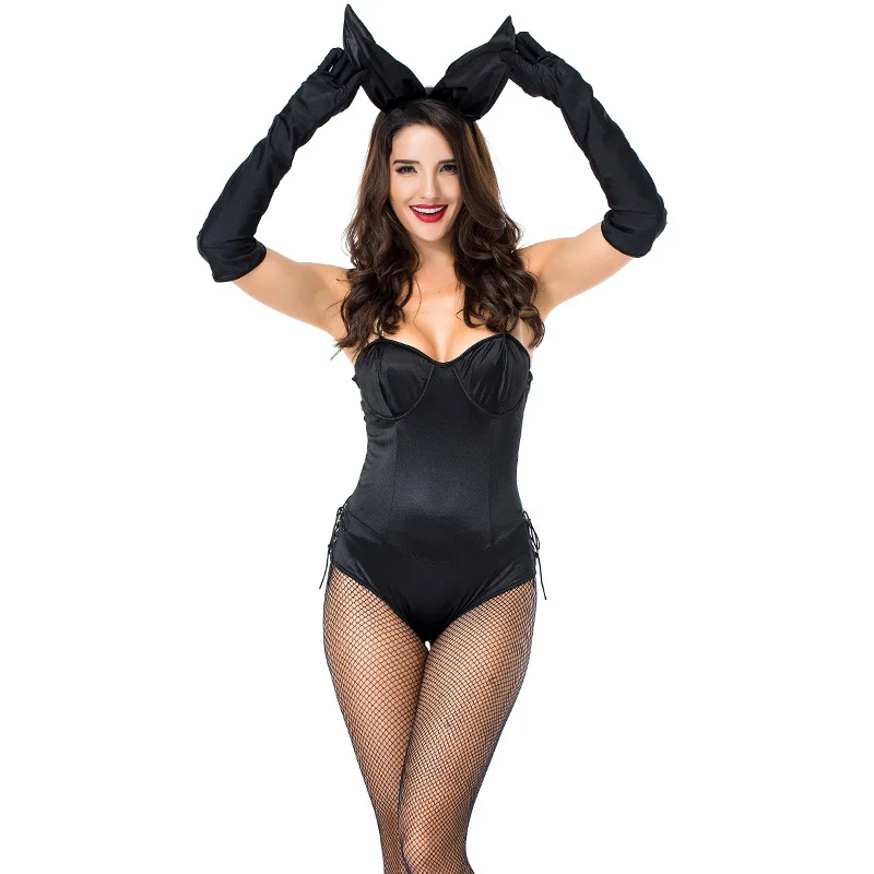 Woman Sexy Teddies Bunny Girl Anime Re Zero Kara Hajimeru Isekai Seikatsu Ramu RAM Costumes Cosplay Maid Dress Uniform Outfit |