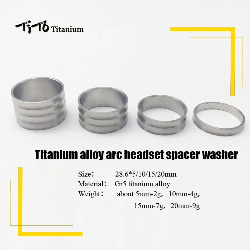 Прокладка для руля велосипеда 5/10/15/20 мм титан наушники шайбы|stem spacer|headset stem spacerbike