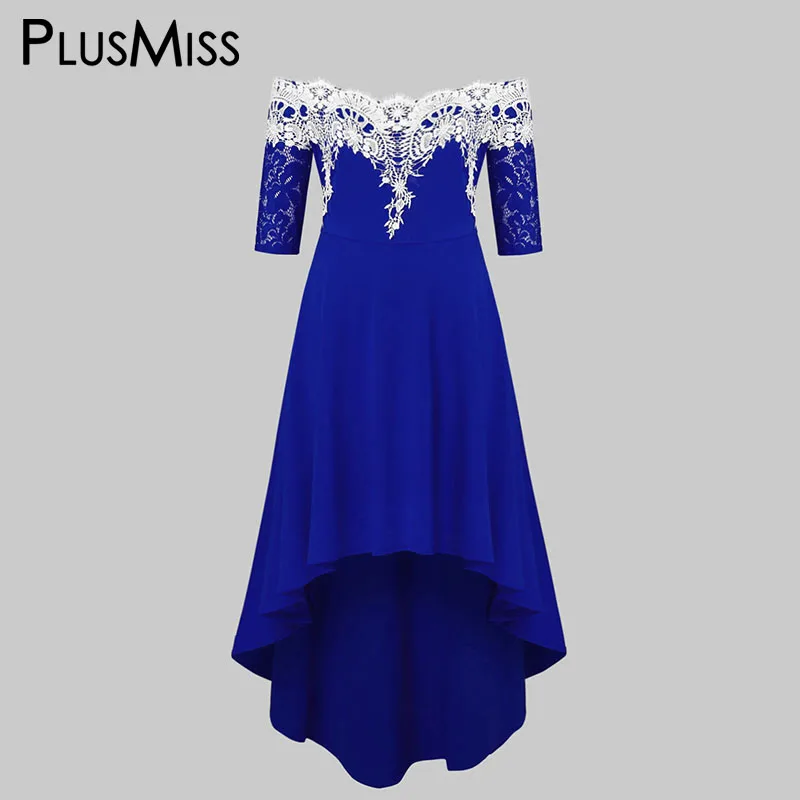 PlusMiss размера плюс 5XL сексуальное платье с открытыми плечами и Макси длинное Для