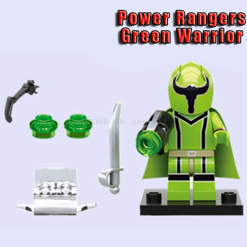 Игрушки блоки Назад в будущее Марти Макфлай док коричневый Турман набор power Hulk Hogan Marvel Мстители танос Блок Детские игрушки Фигурки - Цвет: Green Warrior
