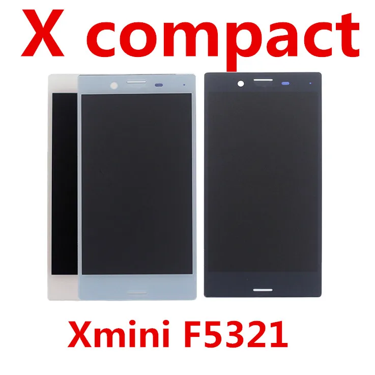 4 6 ''черный белый ЖК дисплей для SONY Xperia X Compact сенсорный экран дигитайзер с