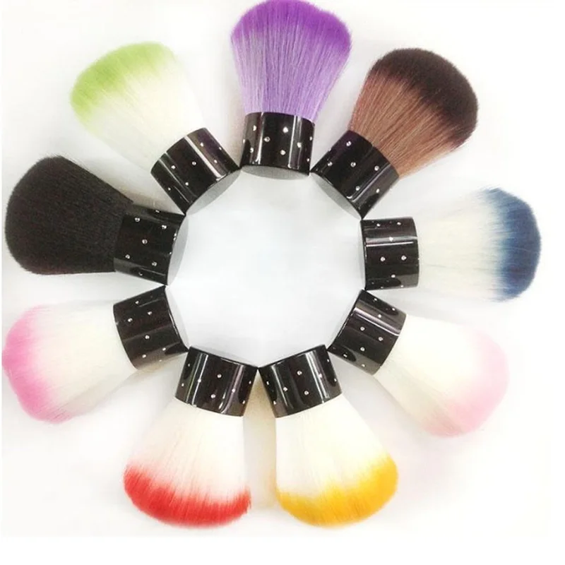 MSHARE 1 ШТ. Розовый Щетка Для Ногтей Акриловые и УФ-Гель Лак Искусство Декор Пыль