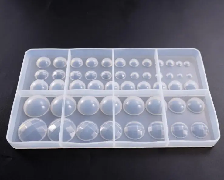 1pcs Silicone Mold DIY Crystal Epoxy Resin Molds Time Stone Jewelry Making Crafts Round Handmade Cake Fondant Chocolate Tools | Украшения и