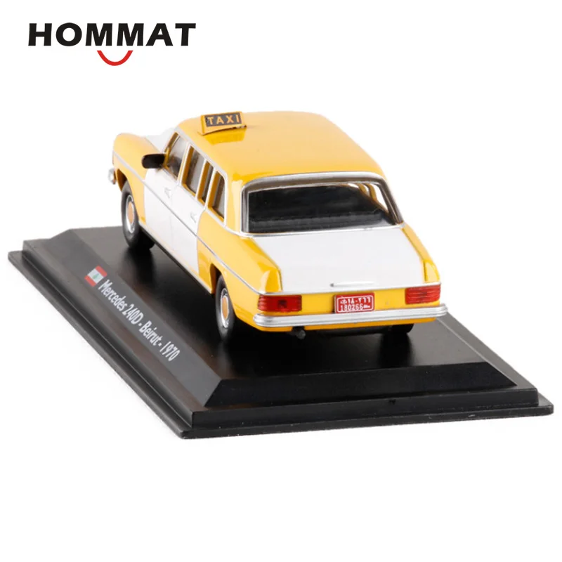 HOMMAT имитация 1:43 винтаж 240D 1970 бейрут такси кабина сплав литая игрушечная машина