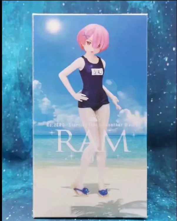 Экшн-фигурка Rem Ram Swinmming из аниме Re: жизнь в другом мире | Игрушки и хобби