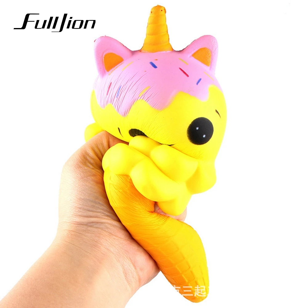 Fulljion мягкое Единорог мороженое приколы розыгрышки Новинка кляп игрушки сюрприз