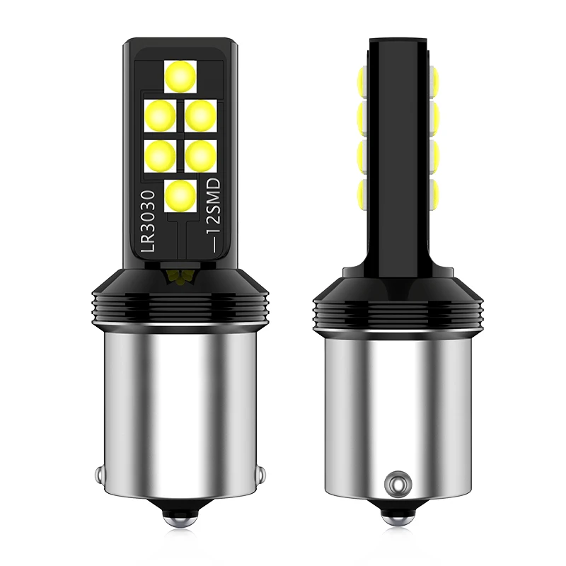 2 шт 1156 BA15S P21W BAU15S PY21W светодиодный лампы 3030 T20 7440 W21W 7443 1157 BAY15D светодиодный светильник для Автомобильный поворотный сигнал стоп-сигналы