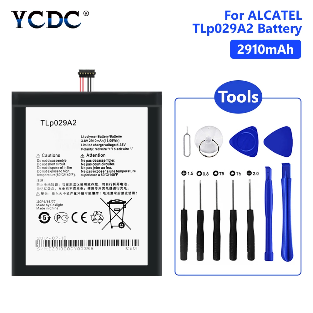 2910 мА/ч TLp029A2 TLP029A2 S Батарея для Alcatel One Touch Idol 3 I806 6045Y 6045K мА/ч. аккумулятор литий