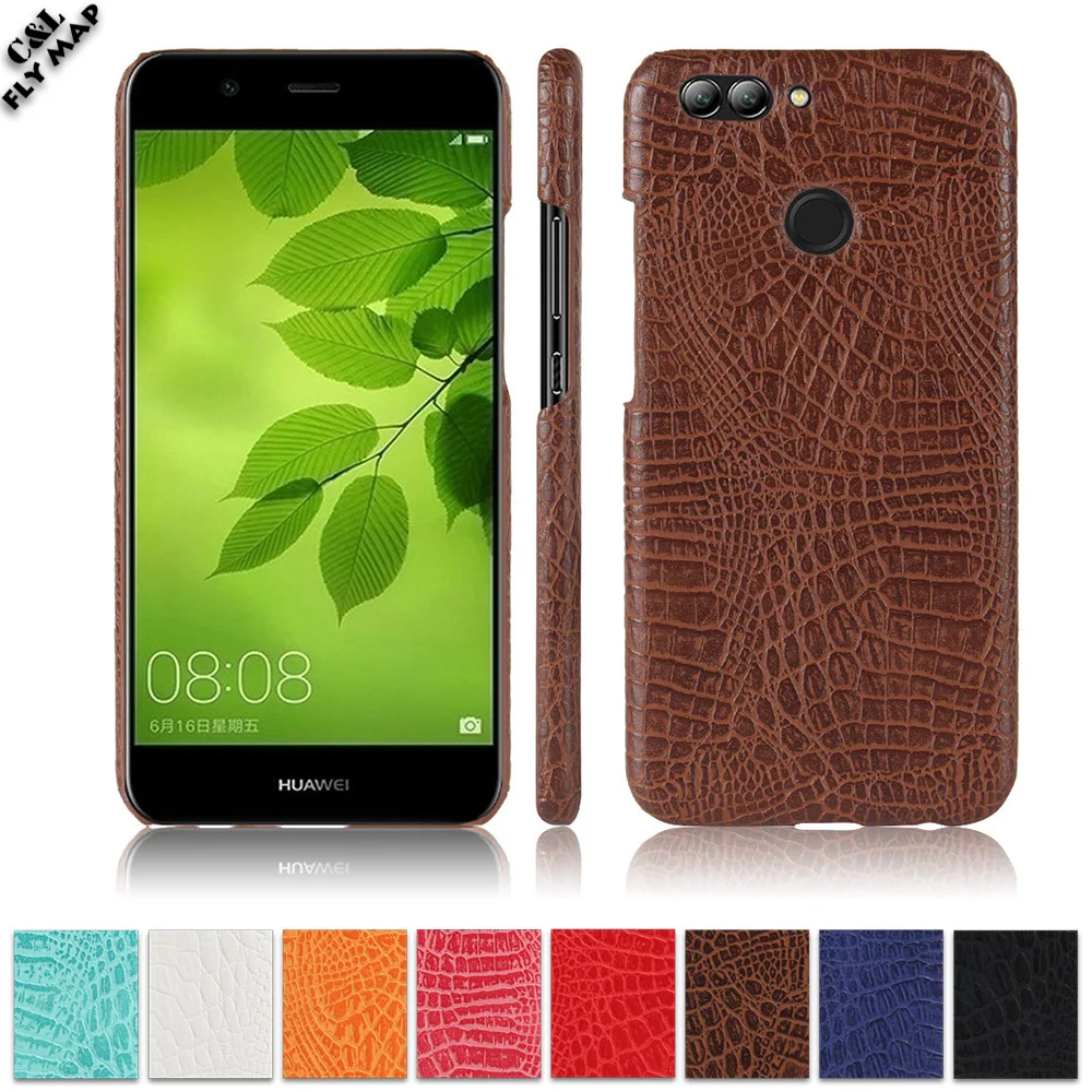 Крокодиловый Чехол для Huawei NOVA 2 PIC LX9 L29 Жесткий ПК Защитный чехол телефона