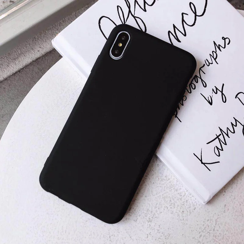 5018B Moskado для iPhone 7 чехол для телефона простой сплошной карамельный цвет для iPhone 11 Pro X XR XS Max 6 6s 8 Plus силиконовый мягкий ТПУ задний Чехол - Цвет: 5018B
