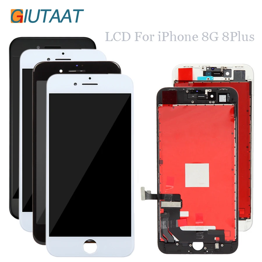 AAA класс сенсорный экран дигитайзер ЖК дисплей панель в сборе для iPhone 8G 8 Plus